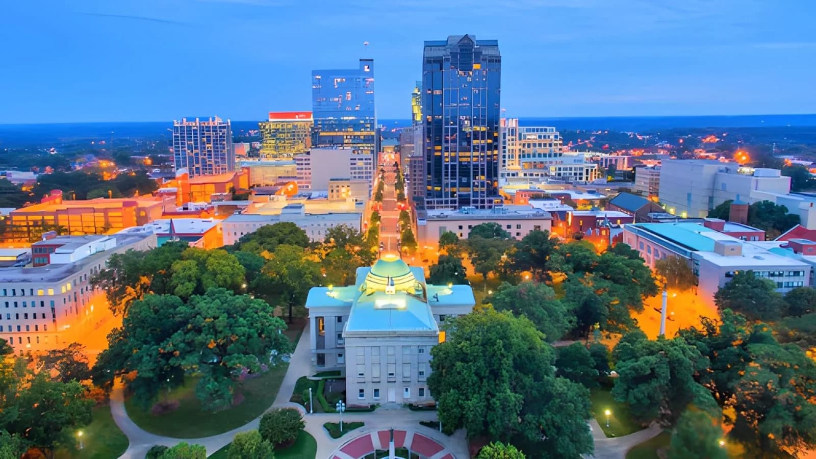 Homes and employment centers across Wake County, North Carolina